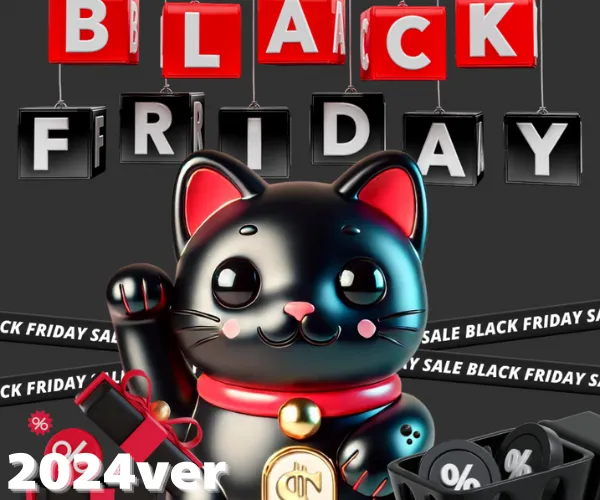 送料無料の招き猫(Black Friday 2026ver)