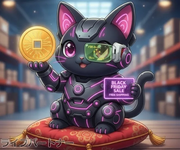 送料無料の招き猫(Black Friday 2026ver)